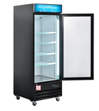 Reach In Commercial Refrigerated Merchandiser, One Hinged Door, 11.1cu/ft- 76"H