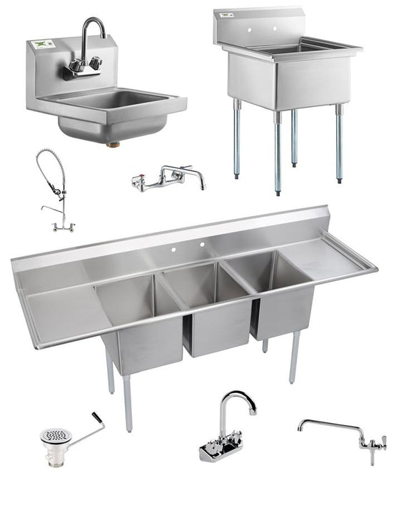 Sinks & Faucets/ Lavaderos & llaves
