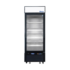 Atosa-MCF8722GR (Reach In Commercial refrigerated Merchandiser One Glass Door, 19.3cu/ft- 82"H)