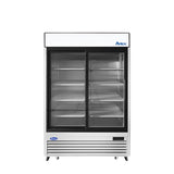 Atosa-MCF8709GR (2 Door Glass Sliding door Refrigerator with S/S Exterior)