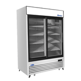 Atosa-MCF8709GR (2 Door Glass Sliding door Refrigerator with S/S Exterior)