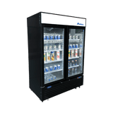 Atosa-MCF8733GR (2 Door Glass Refrigerator with Swing Doors- SLIM SIZE 40"W)