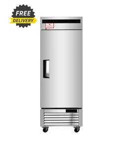 Single Door Commercial Reach in Refrigerator S/S- TOP COMPRESSOR