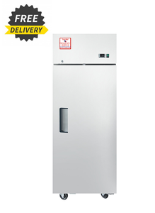 Stainless Steel Single Door Commercial Refrigerator- TOP COMPRESSOR