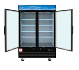 Reach in Commercial Glass Door Refrigerator Swing Door, 43.9 cu.ft.- SWING DOOR