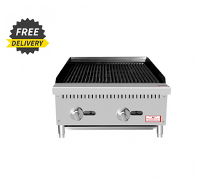 24" Wide Commercial Radiant Charbroiler NG