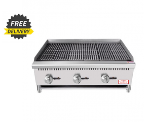 36" Wide Commercial Radiant Charbroiler NG