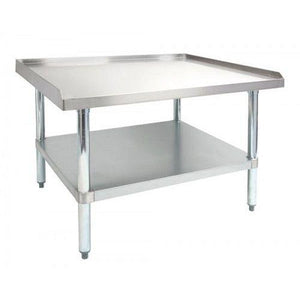 S3024ES, 30" x 24" Equipment Stand Stainless Top with Galv. Bottom