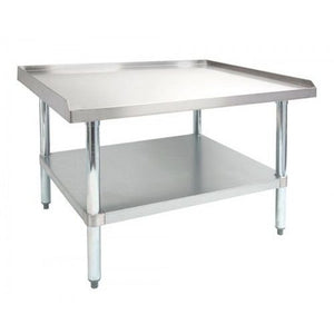 S3036ES, 30" x 36" Equipment Stand Stainless Top with Galv, Bottom
