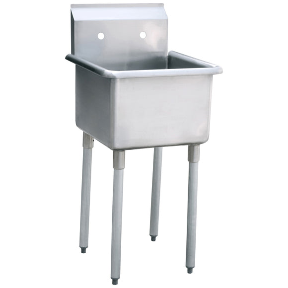18 x 18 Mop Sink. 1 Compartment Sink