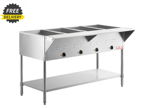 4 Compartment Electric Steam Table- 120V