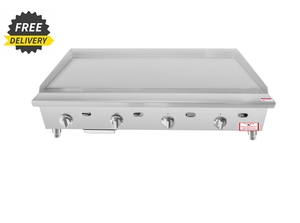 48" Thermostatic Griddle with 1" Thick Plate- NG