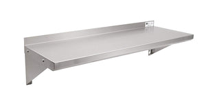 12" x 36" Stainless Steel Wall Shelve